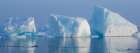 Norway-High Arctic Ice landscape with icebergs Art Print